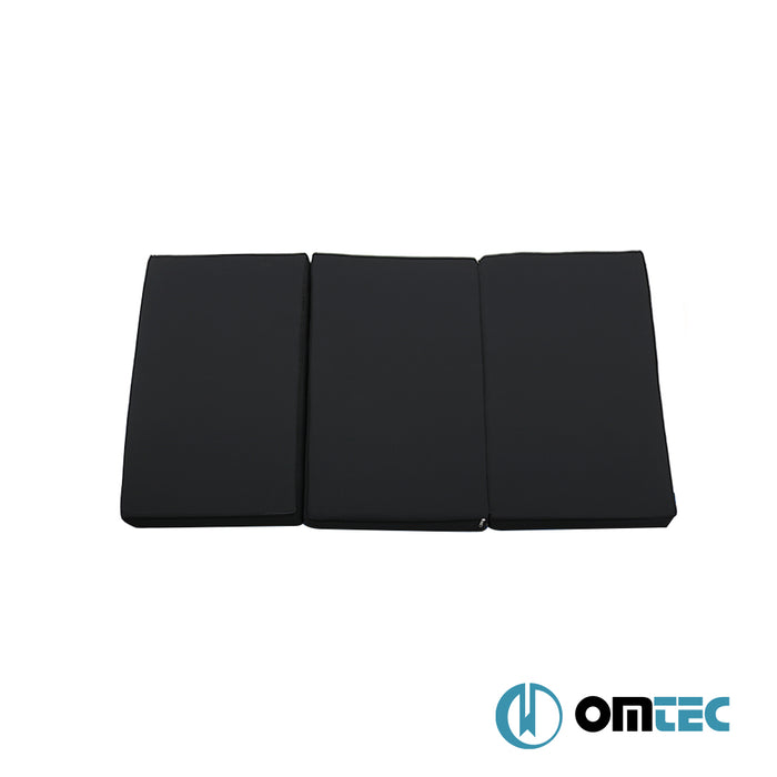 Foldable Rear Mattress (Black) 1 Pcs. (8 cm Foam/24 Density) - Ford Tourneo Custom - VAN V710  - (2023-)