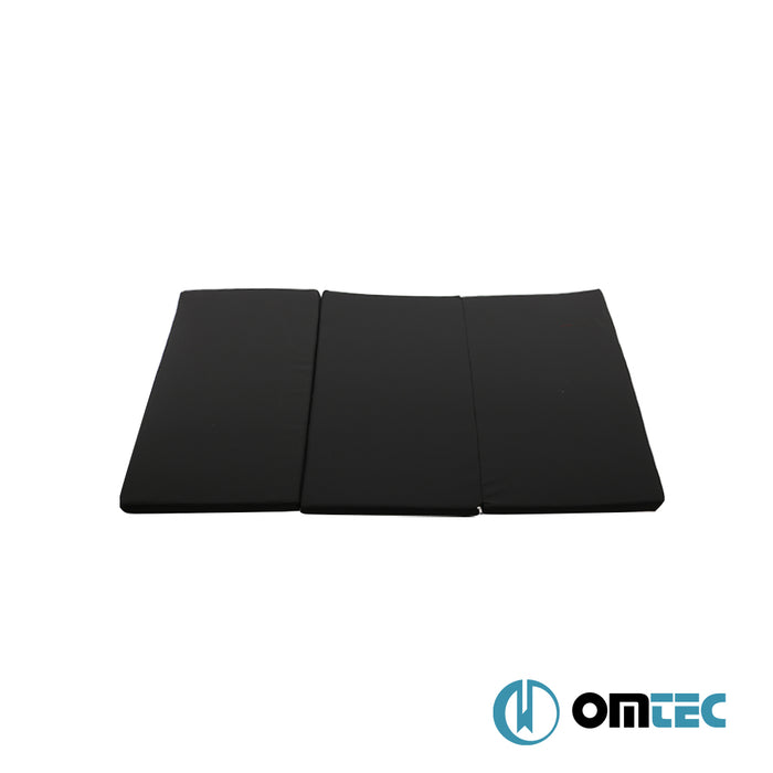 Foldable Rear Mattress (Black) 1 Pcs. (6 cm Foam/18 Density) - Ford Tourneo Custom - VAN V710  - (2023-)