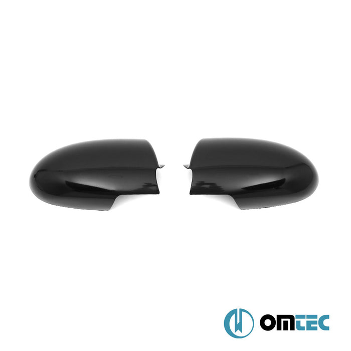 Mirror Cover 2 Pcs. ABS Piano Black - Hyundai Accent/Era - SD MC - (2005 - 2010)