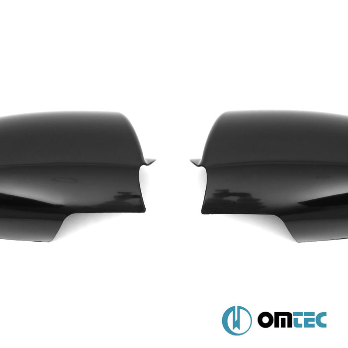 Mirror Cover 2 Pcs. ABS Piano Black - Hyundai Accent/Era - SD MC - (2005 - 2010)