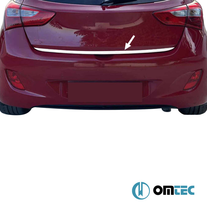 Coffre - Baguette chromée en inox - Hyundai İ30 - SW GD  - (2012-2016)