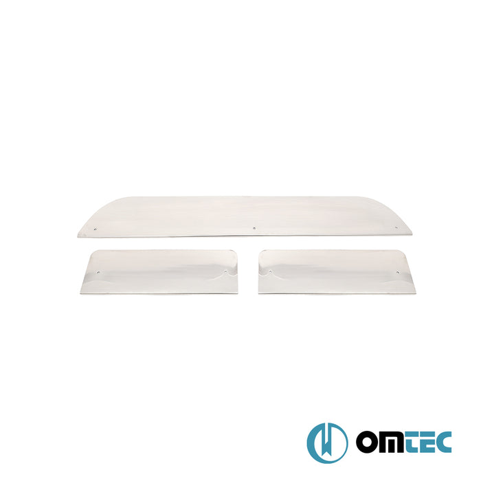 Seuil de porte - Line : Baguettes chromées en inox - 3 pièces - Hyundai H-1 - VAN TQ  - (2007-)