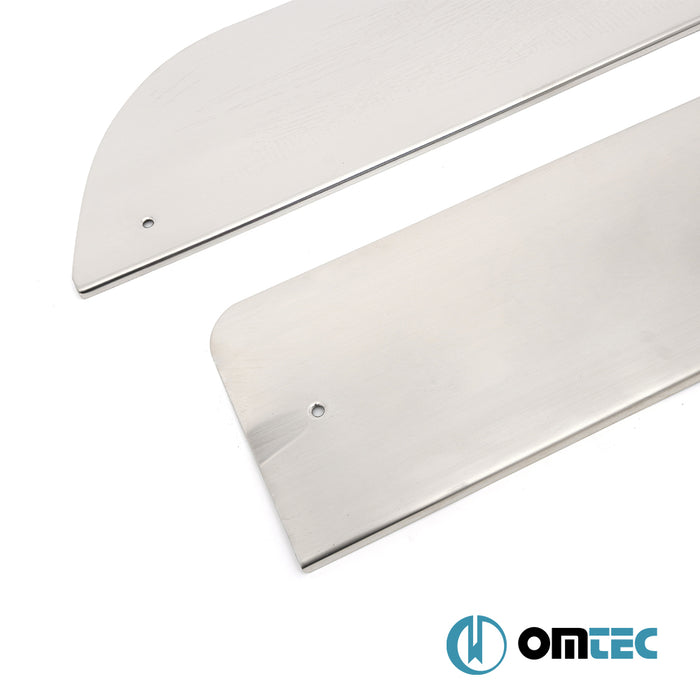 Seuil de porte - Line : Baguettes chromées en inox - 3 pièces - Hyundai H-1 - VAN TQ  - (2007-)