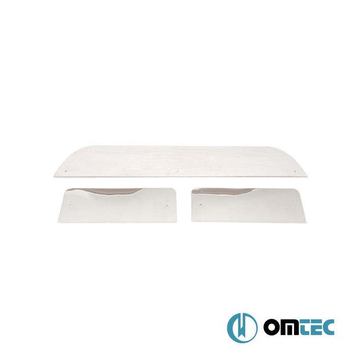 Seuil de porte - Line : Baguettes chromées en inox - 3 pièces - Hyundai H-1 - VAN TQ  - (2007-)