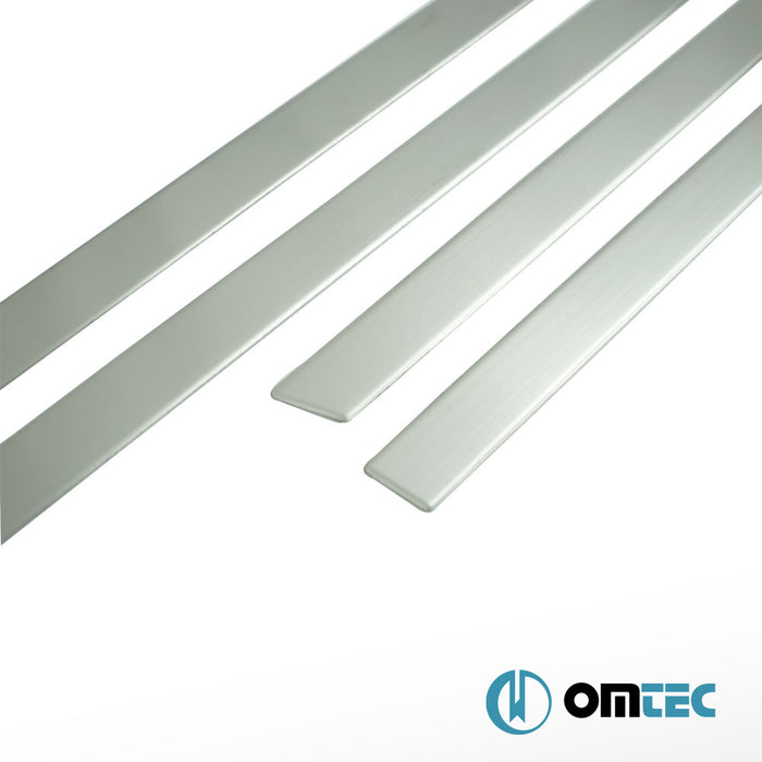 Door Streamer 4 Pcs. S.Steel (Brushed)  (Design Atto) - Byd Atto 3 - SUV I  - (2022-)