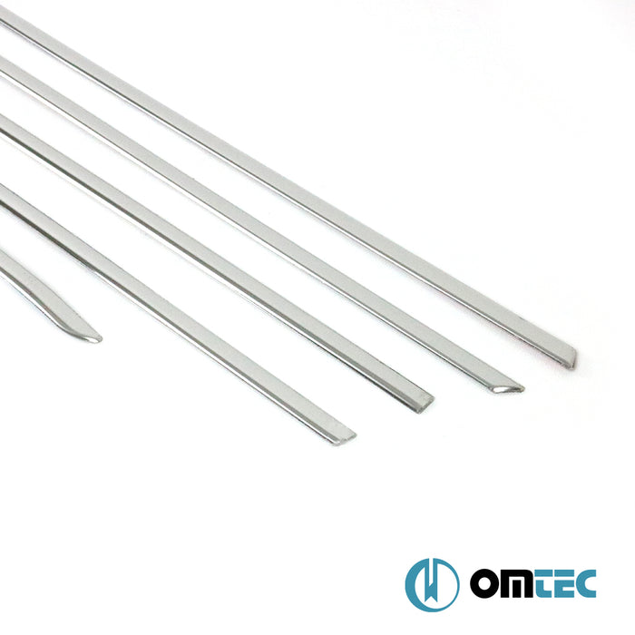 Contours de vitre latèrale - Baguettes chromées en inox- 6 pièces - Hyundai İ20 - HB 5D GB  - (2014-2020)