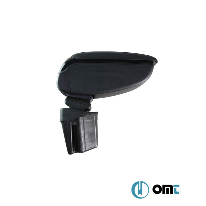 Armrest Box V2 (Leatherette+Sliding+ABS Adapter) Black - Hyundai i20 - HB 5D GB - (2014 - 2020)