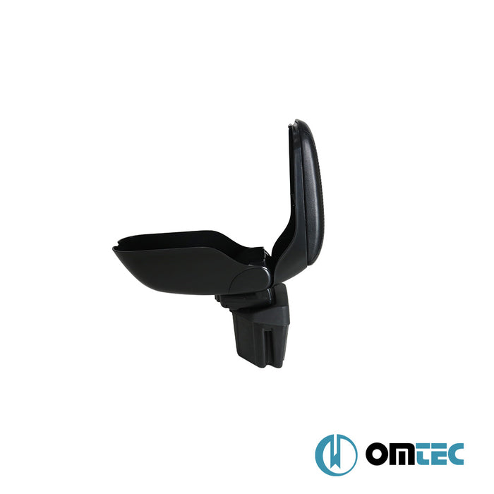 Armrest Box (Leatherette+Sliding+ABS Adapter) Black - Hyundai i20 - HB 5D GB - (2014 - 2020)