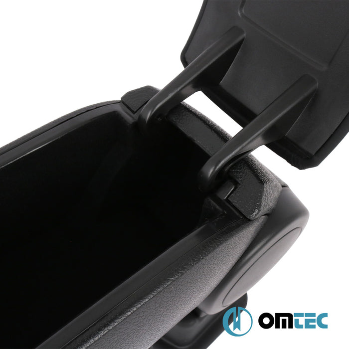 Armrest Box V1 (Leatherette+Vacuum Adapter) Black - Hyundai i10 - HB 5D AC3 - (2019 - )