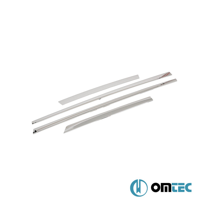 Side Door Streamer 4 Pcs. S.Steel (Gloss)  - Honda Jazz - HB 5D GR  - (2020-)