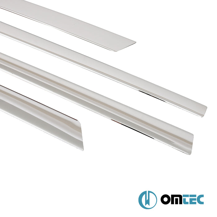 Side Door Streamer 4 Pcs. S.Steel (Gloss)  - Honda Jazz - HB 5D GR  - (2020-)