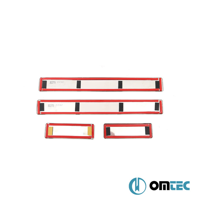 Door Sill 4 Pcs. S.Steel - Hyundai İx20 - MPV OJ  - (2010-2019)