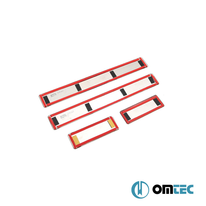 Door Sill 4 Pcs. S.Steel - Hyundai İx20 - MPV OJ  - (2010-2019)