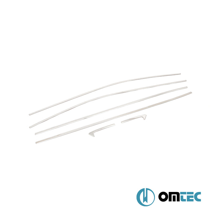 Window Trim Cover 6 Pcs. S.Steel - Hyundai İ10 - HB 5D AC3  - (2019-)