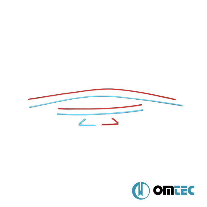 Window Trim Cover 6 Pcs. S.Steel - Hyundai İ10 - HB 5D AC3  - (2019-)