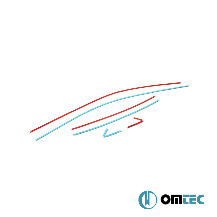 Window Trim Cover 6 Pcs. S.Steel - Hyundai İ10 - HB 5D AC3  - (2019-)