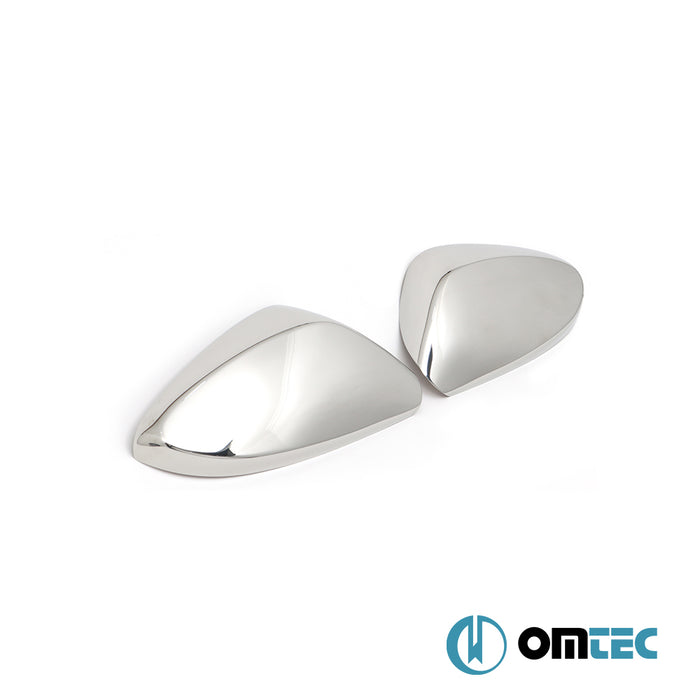 Rétroviseur - Coquilles chromées en inox - 2 pièces - Hyundai İ30 - SW GD  - (2012-2016)