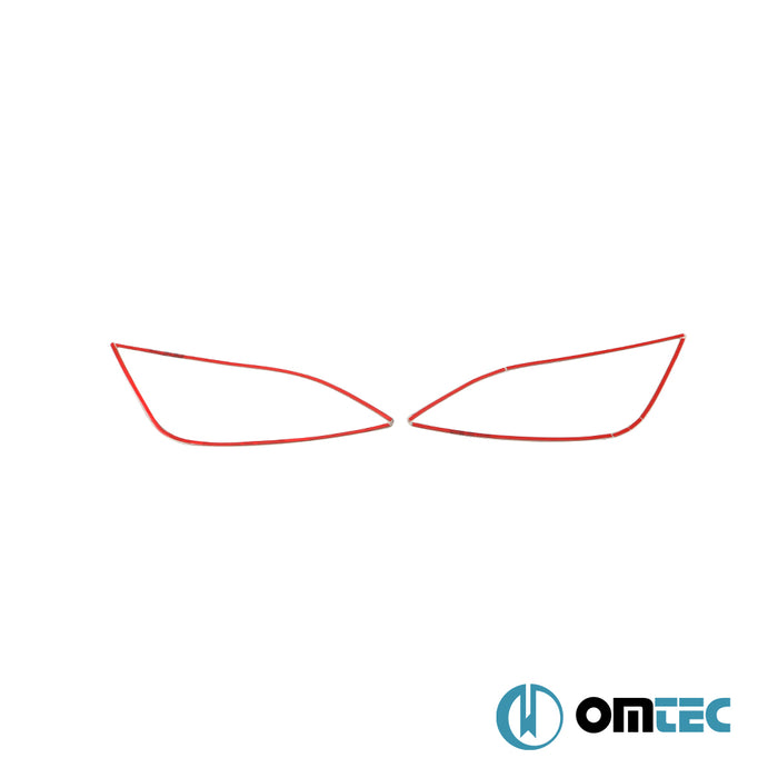 Feu anti brouillard - Contours chromé en inox  - 2 pièces - Hyundai İ30 - HB 5D GD  - (2012-2016)