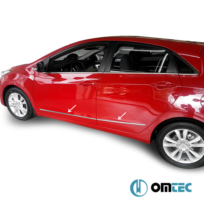 Yan Kapı Çıtası 4 Prç.P.Çelik - Hyundai İ30 - HB 3D GD  - (2012-2016)