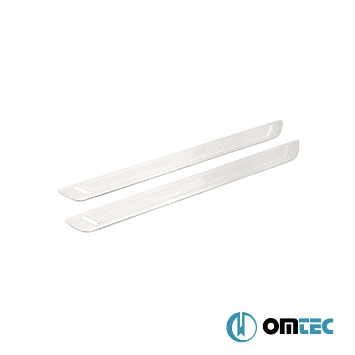 Seuil de porte : Baguettes chromées en inox- 2 pièces - Kia Cee'D - HB 5D JD  - (2012-2018)