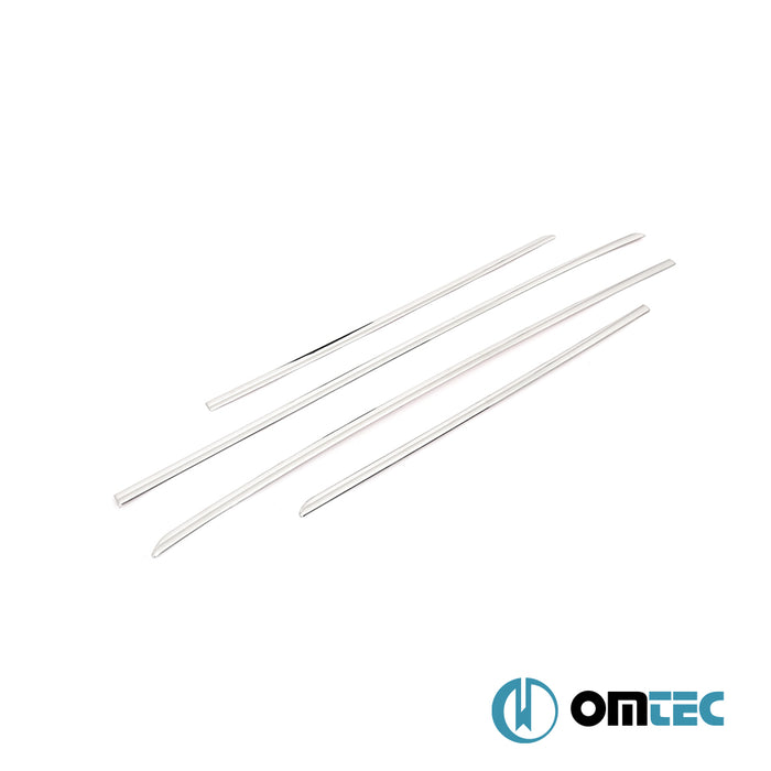 Side Door Trim 4 Pcs. S.Steel - Kia Cee'D - HB 5D JD  - (2012-2018)