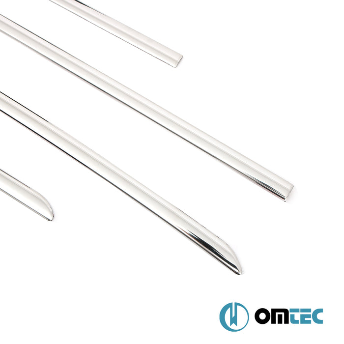 Side Door Trim 4 Pcs. S.Steel - Kia Cee'D - HB 5D JD  - (2012-2018)