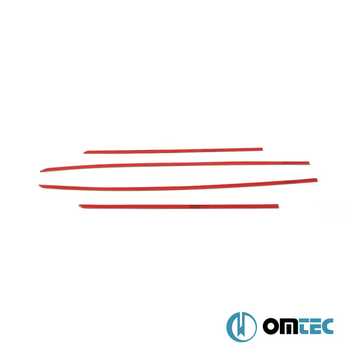 Side Door Trim 4 Pcs. S.Steel - Kia Cee'D - HB 5D JD  - (2012-2018)