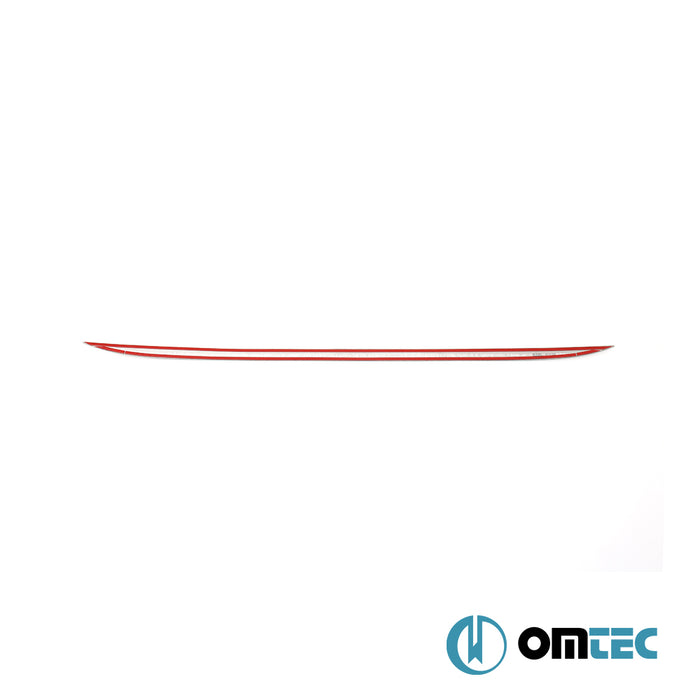 Coffre - Baguette chromée en inox - Kia Carens - SW RP  - (2012-2022)