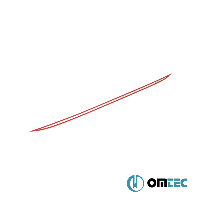 Coffre - Baguette chromée en inox - Kia Carens - SW RP  - (2012-2022)