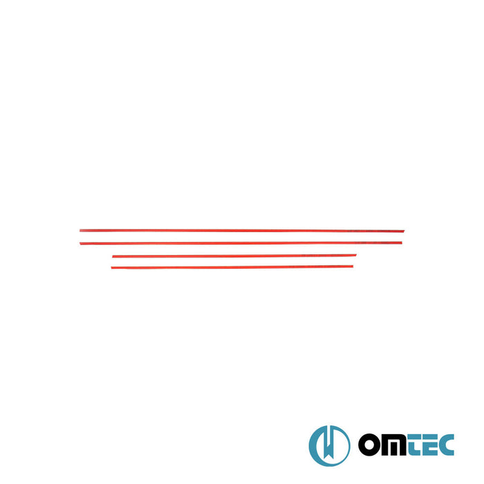 Cam Çıtası 4 Prç. P.Çelik - Renault Scenic - MPV III FL - (2013-2015)