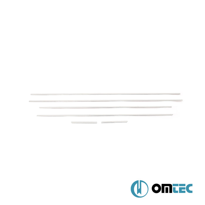 Window Trim Cover 6 Pcs.S.Steel - Subaru Forester - SUV SJ  - (2013-2019)