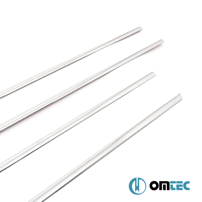 Window Trim Cover 6 Pcs.S.Steel - Subaru Forester - SUV SJ  - (2013-2019)