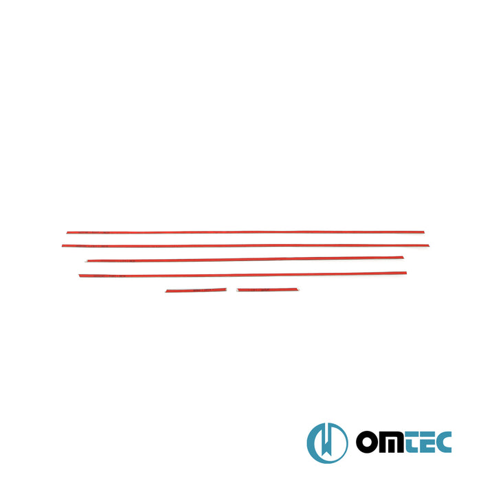 Window Trim Cover 6 Pcs.S.Steel - Subaru Forester - SUV SJ  - (2013-2019)