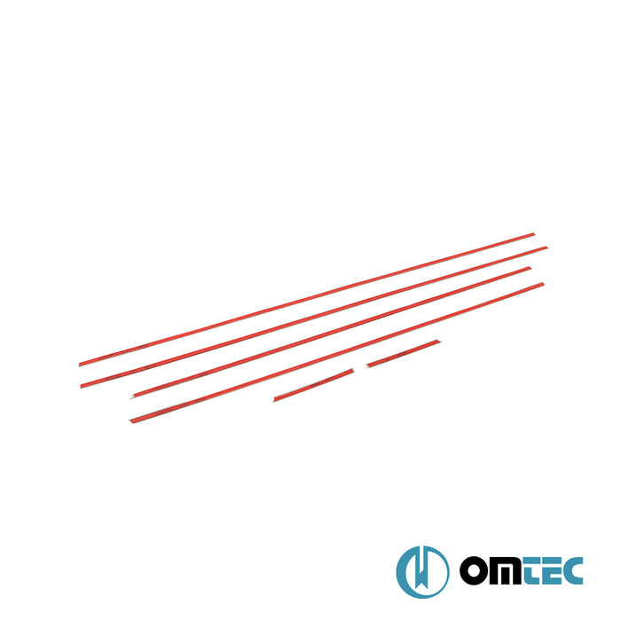 Window Trim Cover 6 Pcs.S.Steel - Subaru Forester - SUV SJ  - (2013-2019)