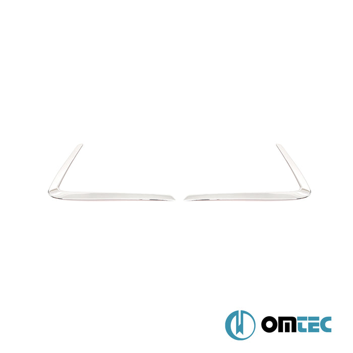 Feu anti brouillard - Contours chromé en inox  - 2 pièces - Boomerang Style - Suzuki Celerio - HB 5D FE  - (2014-)