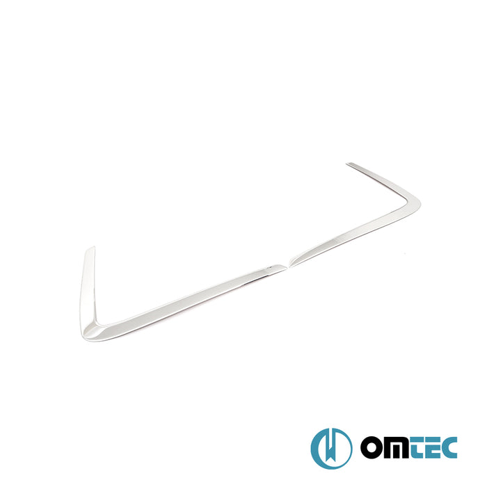 Feu anti brouillard - Contours chromé en inox  - 2 pièces - Boomerang Style - Suzuki Celerio - HB 5D FE  - (2014-)