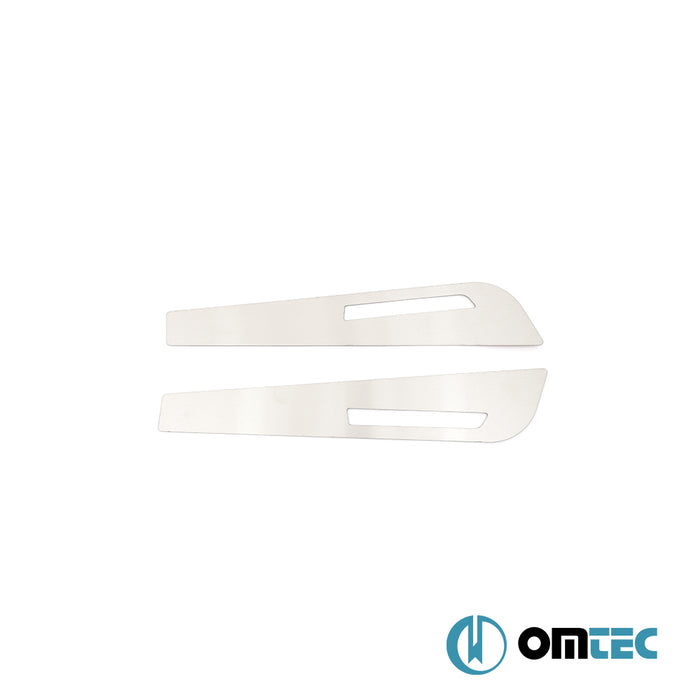 Seuil de porte : Baguettes chromées en inox- 2 pièces - Volkswagen T6 Transporter - VAN T6  - (2015-2024)