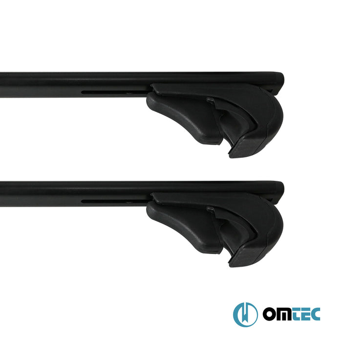 Barres De Toit Transversales (Solidbar-Alpha V1 LITE) Noir 2 Pcs. Acier - Renault Express Van - VAN I - (2021 - )