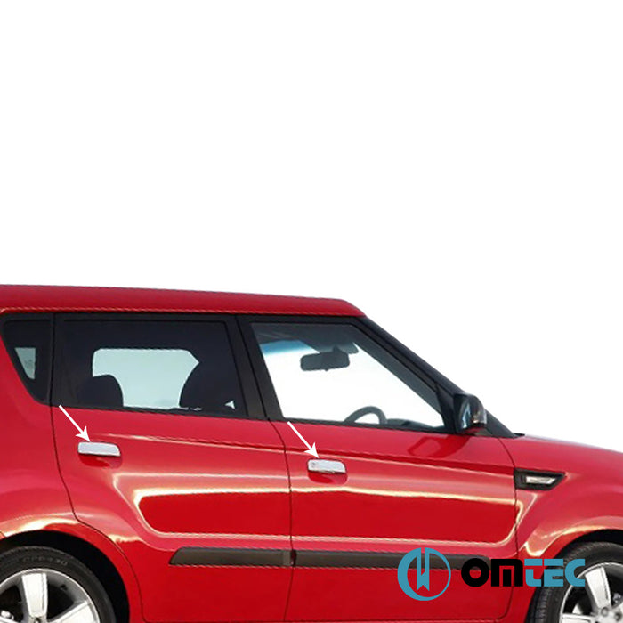 Door Handle Cover 8 Pcs. S.Steel - Kia Soul - SUV AM  - (2008-2013)