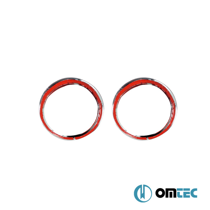 Fog Light Rim 2 Pcs. S.Steel - Kia Sorento - SUV XM PRE-FL - (2009-2013)