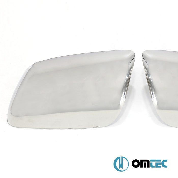 Mirror Cover 2 Pcs. S.Steel (Gloss) - Kia Venga - HB 5D YN - (2009 - 2019)