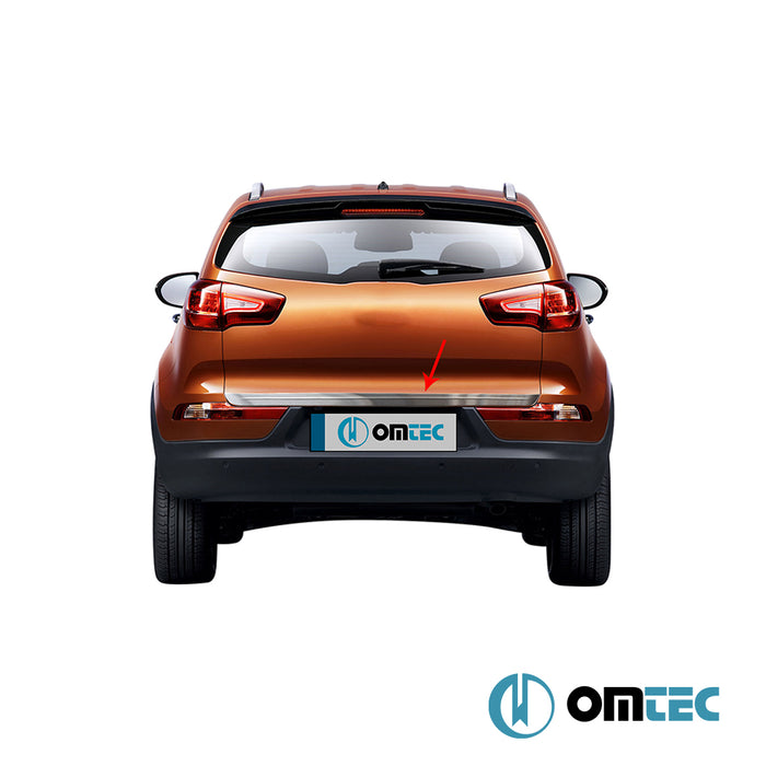 Tailgate Trim Line (Brushed) S.Steel - Kia Sportage - SUV SL  - (2010-2015)