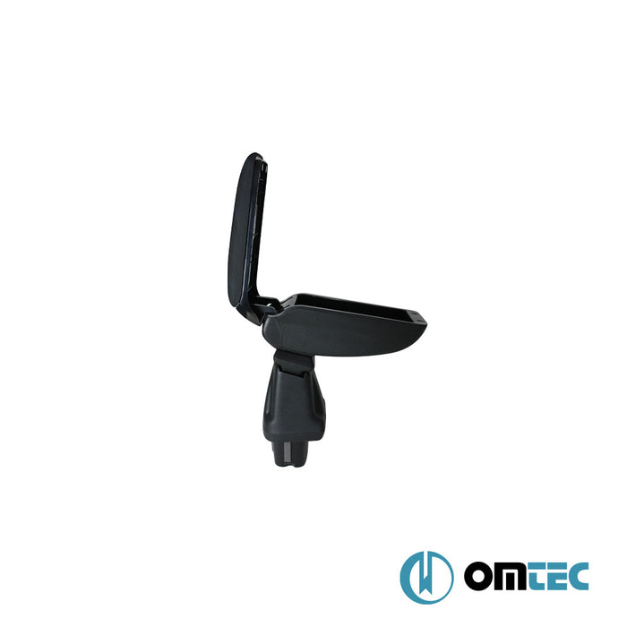 Armrest Box V2 (Leatherette+Sliding+ABS Adapter) Black - Kia Picanto - HB 5D TA - (2011 - 2017)