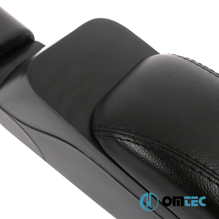 Armrest Box (Leatherette+Sliding+ABS Adapter) Black - Kia Picanto - HB 5D TA - (2011 - 2017)