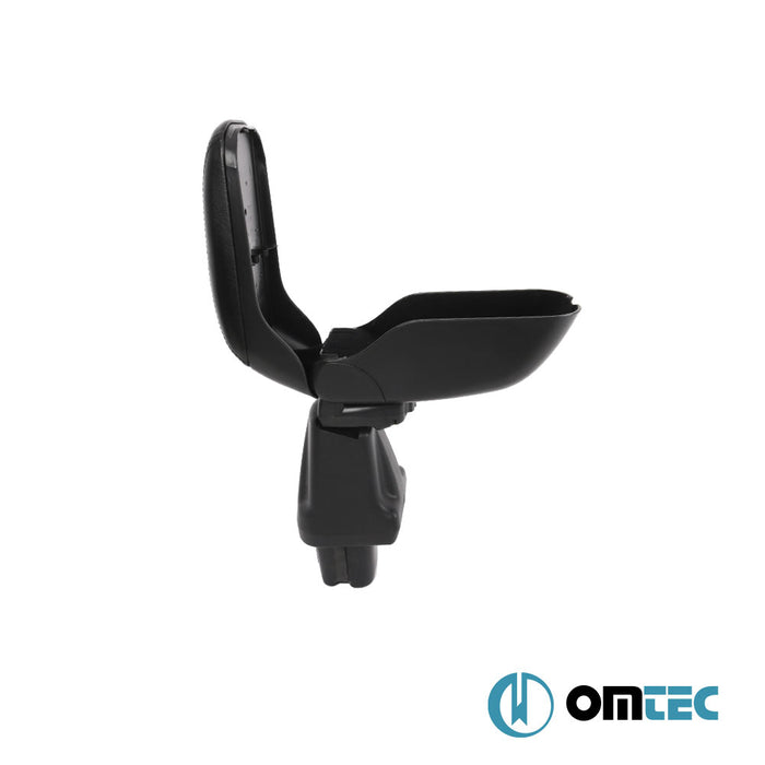 Armrest Box (Leatherette+Sliding+ABS Adapter) Black - Kia Picanto - HB 5D TA - (2011 - 2017)