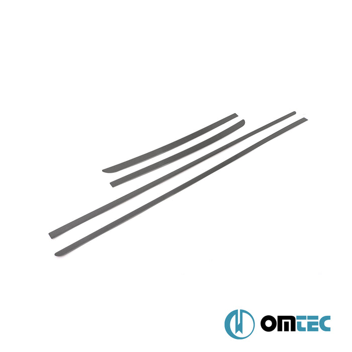 Yan Kapı Çıtası 4 Prç. P.Çelik (Siyah - Taşlı) - Kia Ceed - HB 5D CD - (2018 - )