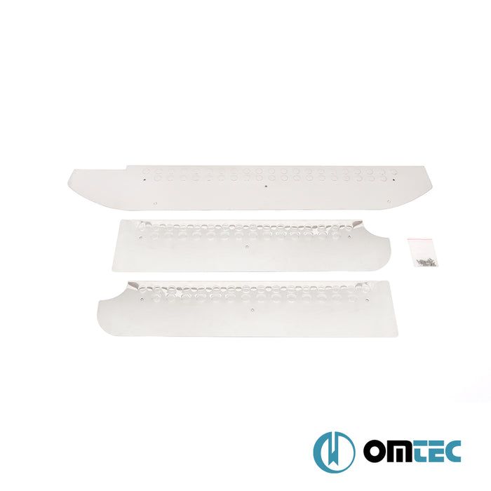 Door Sill Cover 3 Pcs. S.Steel - Mercedes-Benz Viano - VAN W639  - (2003-2014)