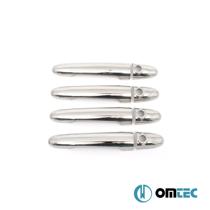 Door Handle Cover 4 Doors (4 With Key Holes) S.Steel - Mercedes-Benz Sprinter - VAN W906 PRE-FL - (2006-2013)