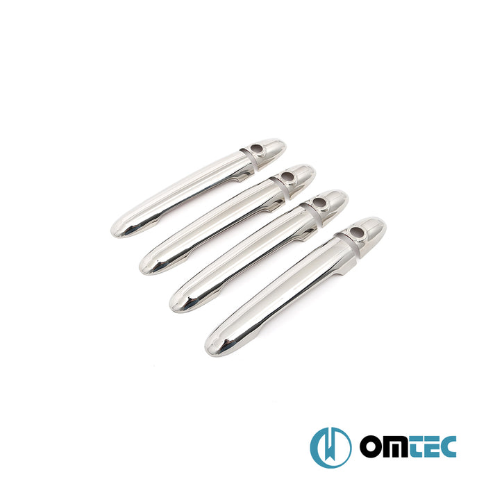 Door Handle Cover 4 Doors (4 With Key Holes) S.Steel - Mercedes-Benz Sprinter - VAN W906 PRE-FL - (2006-2013)