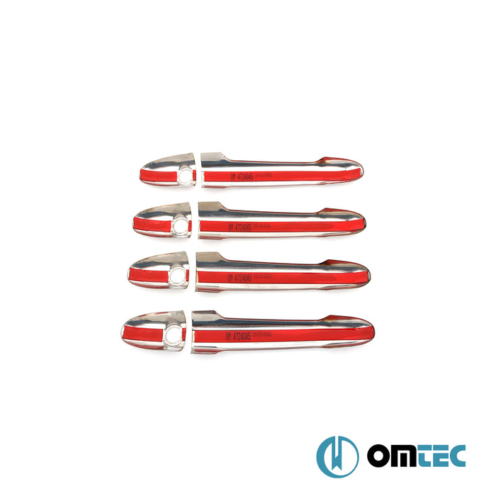 Door Handle Cover 4 Doors (4 With Key Holes) S.Steel - Mercedes-Benz Sprinter - VAN W906 PRE-FL - (2006-2013)